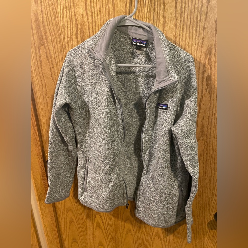Patagonia Better Sweater Women’s Full Zip Heather Gray Size Large